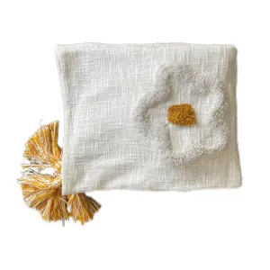 Bohemian Flower Cotton Bedding Throw Blanket-1