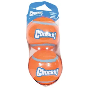 CHUCKIT - Tennis Ball Small Orange 2" Diameter - 2 Balls