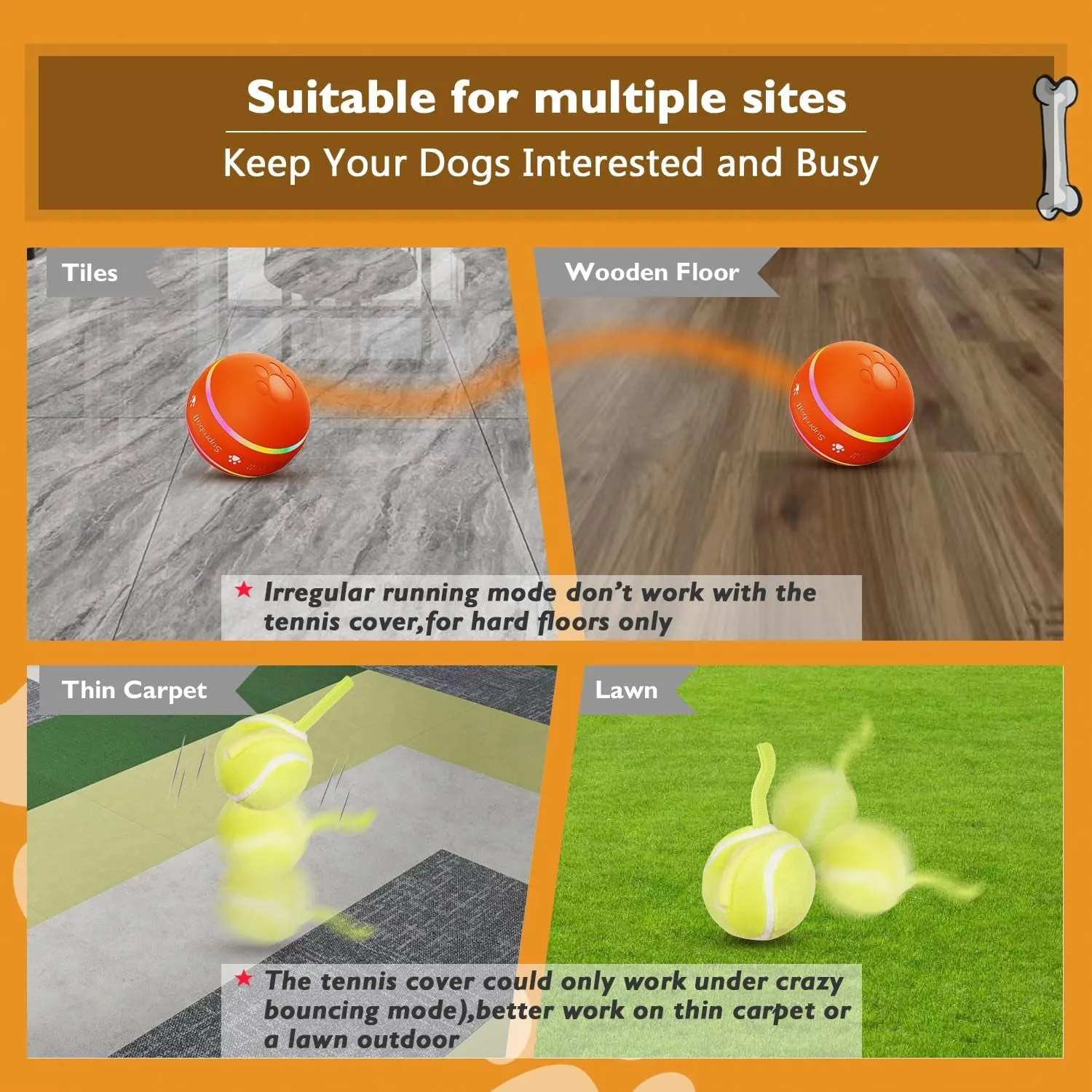 Dog Automatic Rolling Ball Toys