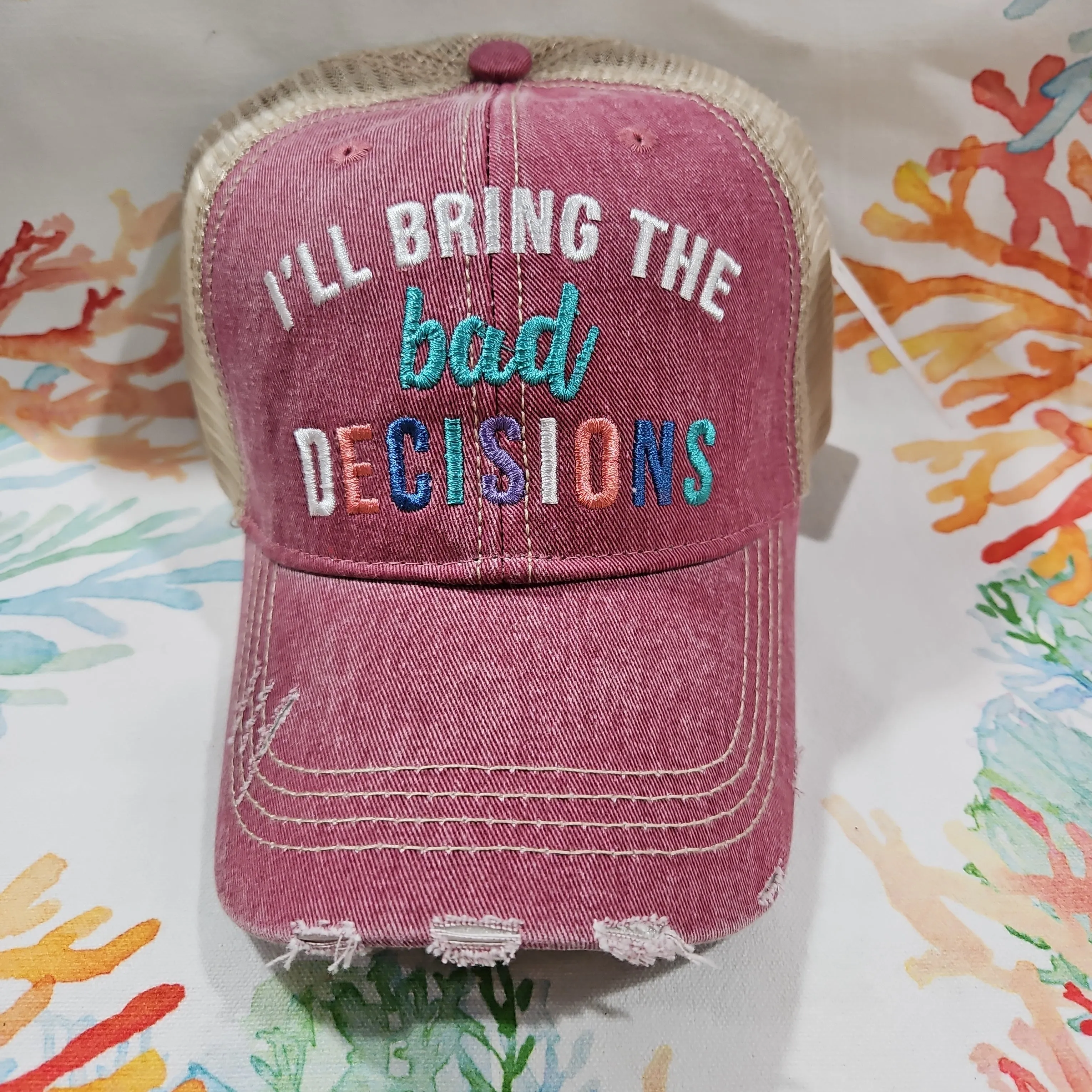 Embroidered Ball Cap