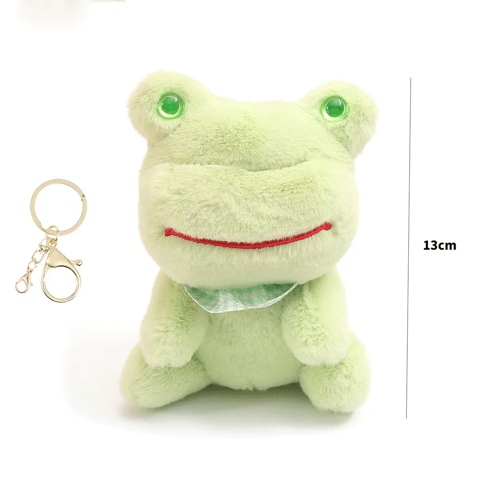 FroggieShape Plush Keychain