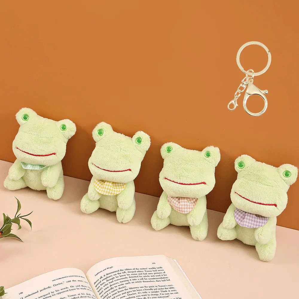 FroggieShape Plush Keychain