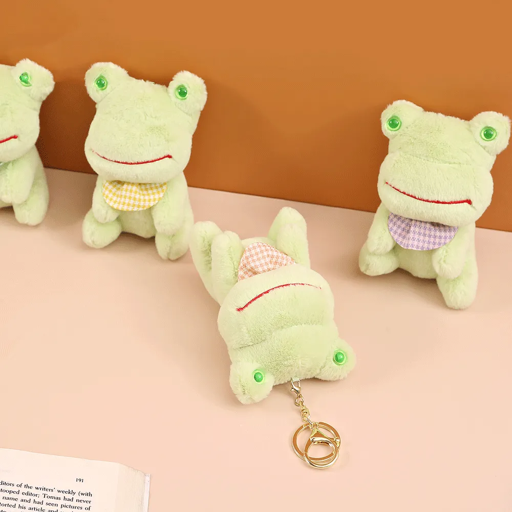 FroggieShape Plush Keychain