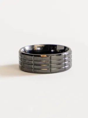 Hand Maze Ring, Negro