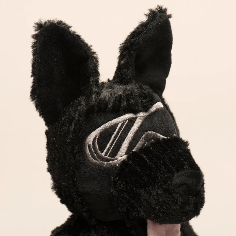 HuggleHounds HuggleCause Project K-9 Hero Durable Squeaky Plush Dog Toy, K-9 Mattis
