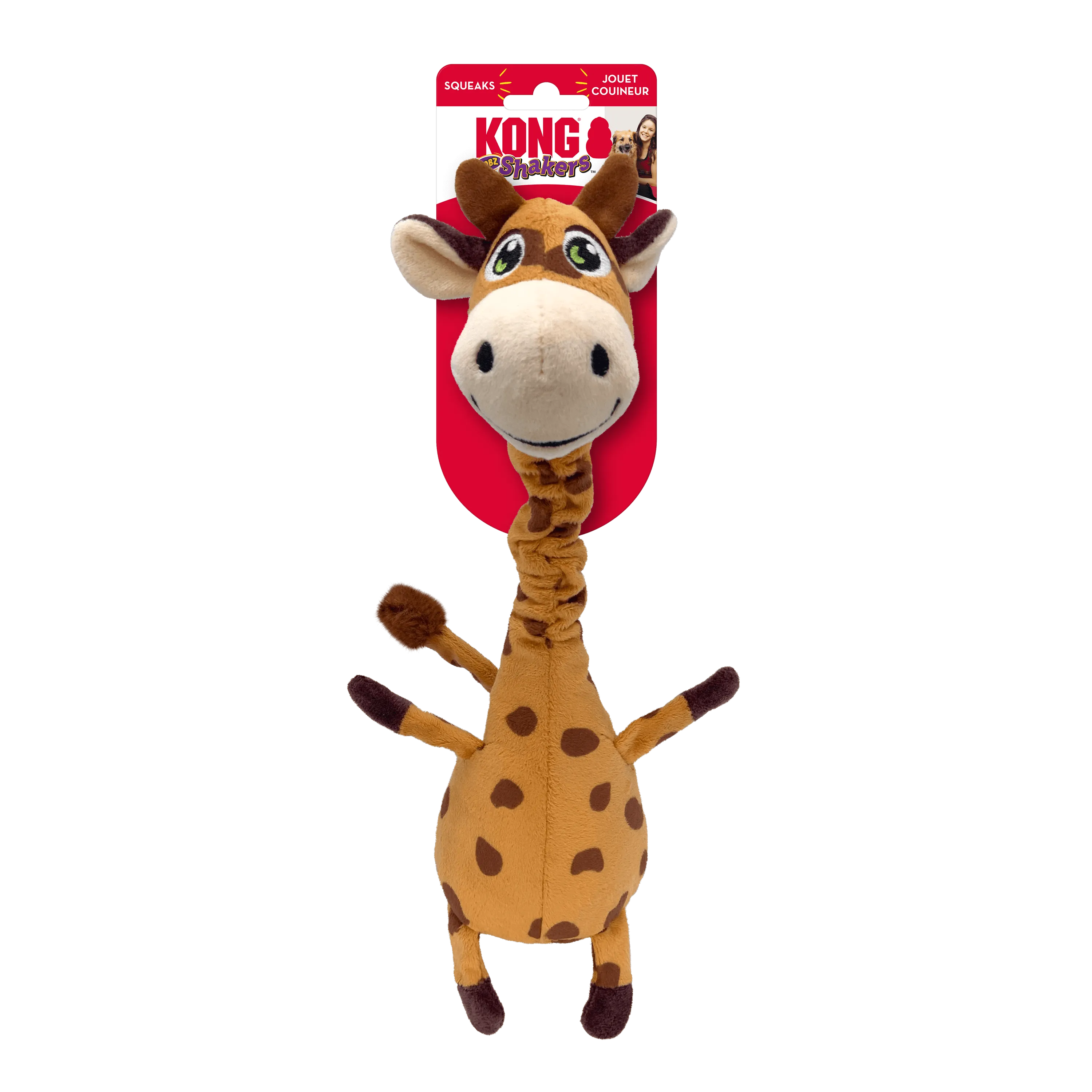 KONG - Shakers Bobz Giraffe (Dog Toy)