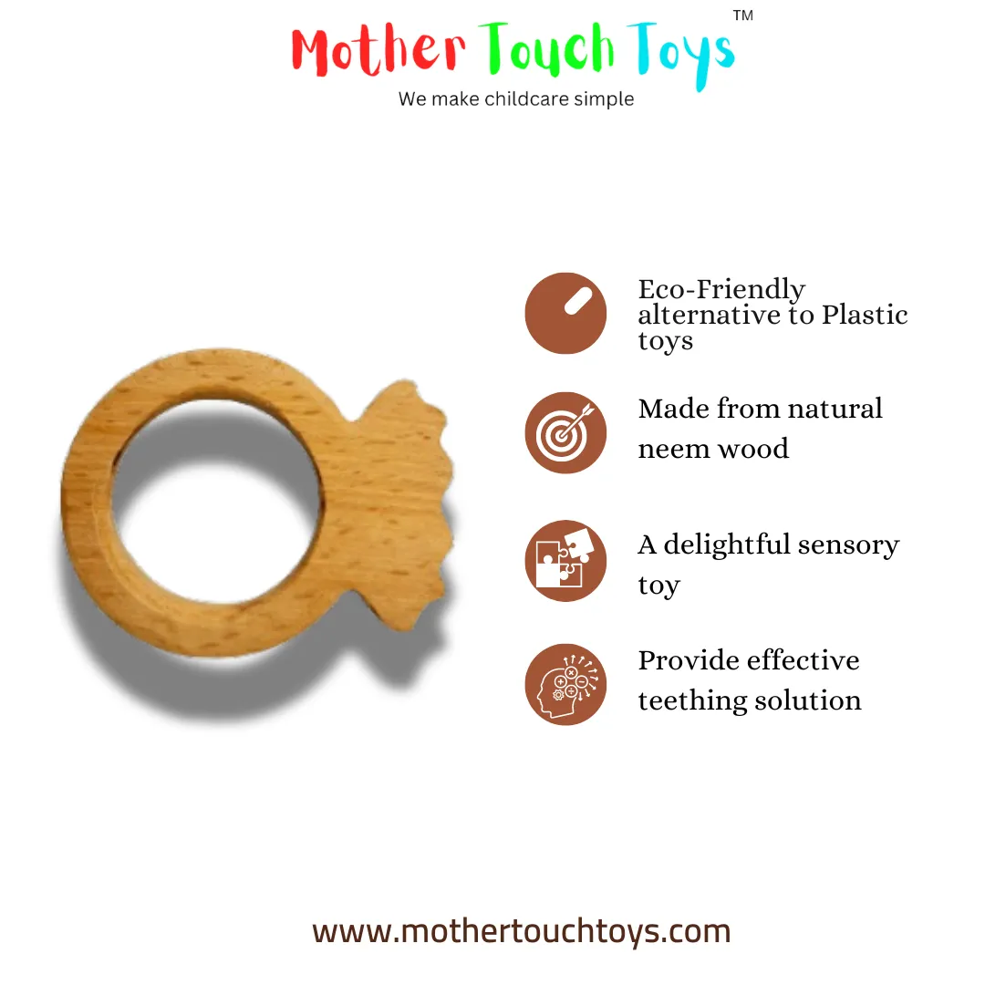 Neem Wood Teether- Bird