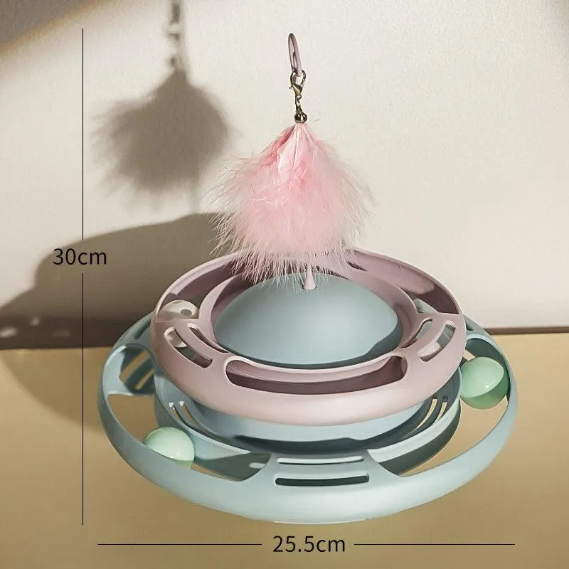 Self-healing Artifact Teasing Cat Stick Kitten Tumbler Turntable Pets Toy
